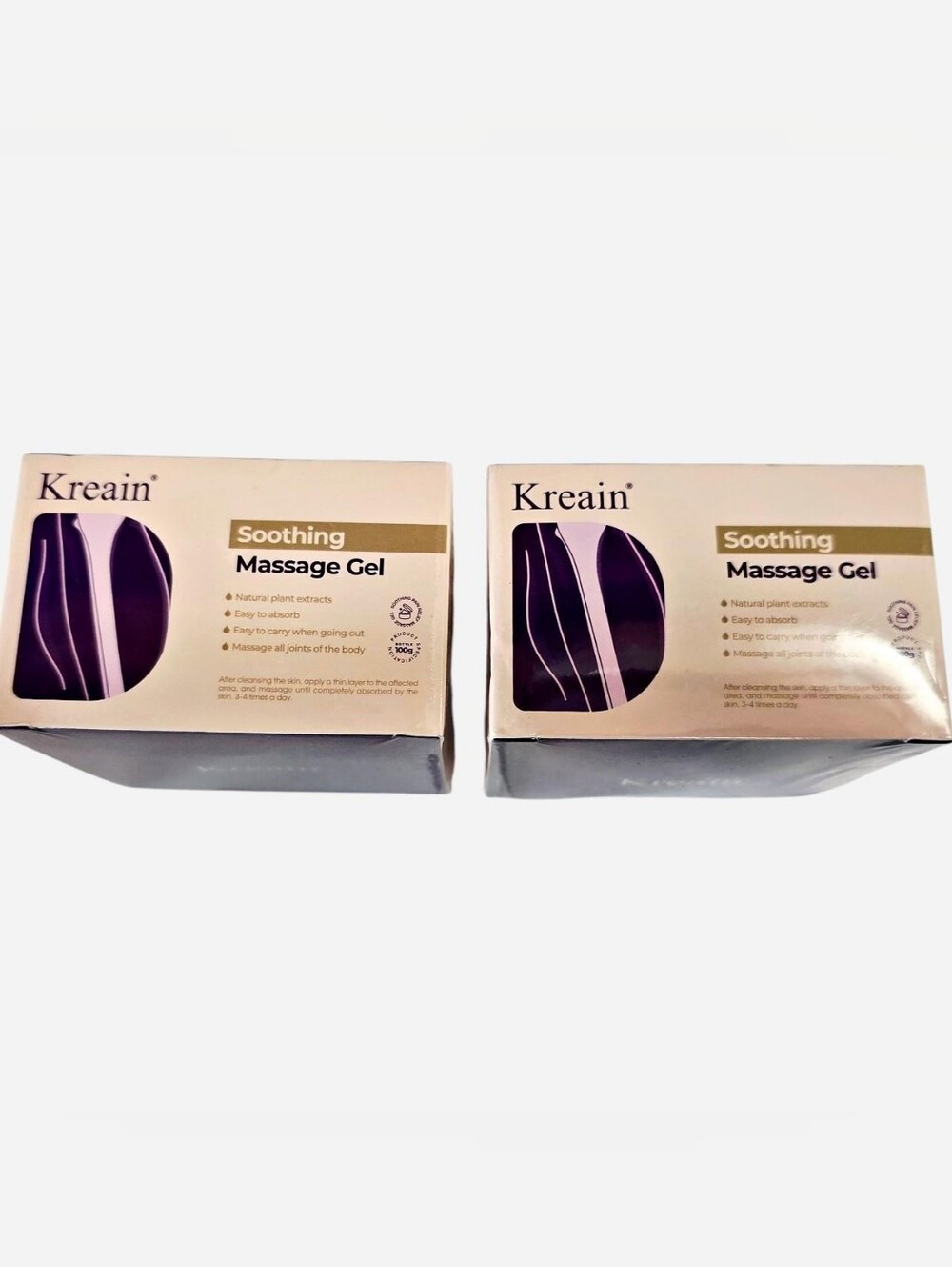 Set of 2: Kreain Soothing Massage Gel 2x 100g